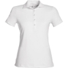 Custom Womens Claire Tech Polo White