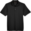 Custom Mens Advantage Snag Protection Plus IL Snap Placket Polo Black