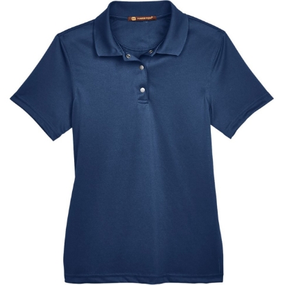 Custom Womens Advantage Snag Protection Plus IL Snap Placket Polo Dark Navy