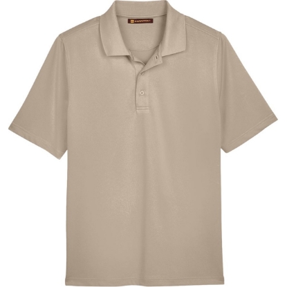 Custom Mens Advantage Snag Protection Plus Polo Khaki