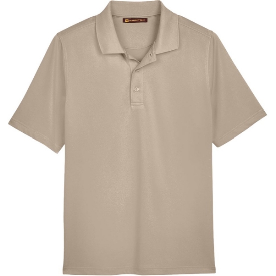 Custom Mens Advantage Snag Protection Plus Polo Khaki