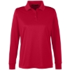 Custom Womens Advantage Snag Protection Plus IL Long Sleeve Polo Red