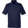 Custom Mens Advantage Snag Protection Plus IL Pocket Polo Dark Navy