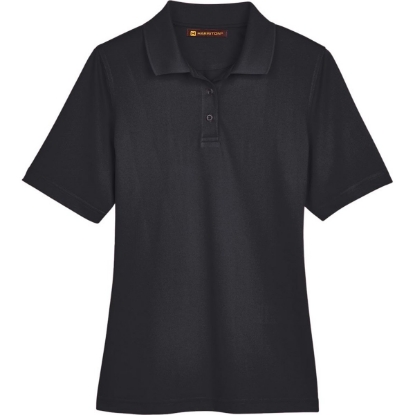 Custom Womens Advantage Snag Protection Plus Polo Black