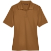 Custom Womens Advantage Snag Protection Plus Polo Duck Brown