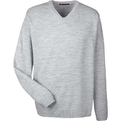 Custom Mens Pilbloc™ V-Neck Sweater Grey Heather