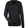 Custom Womens Pilbloc V-Neck Sweater Black