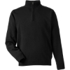 Custom Unisex Pilbloc™ Quarter-Zip Pullover Sweater Black