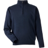 Custom Unisex Pilbloc™ Quarter-Zip Pullover Sweater Dark Navy
