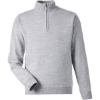 Custom Unisex Pilbloc™ Quarter-Zip Pullover Sweater Grey Heather