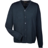 Custom Mens Pilbloc™ V-Neck Button Cardigan Sweater Dark Navy