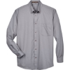 Custom Mens Easy Blend™ Twill Shirt Dark Grey