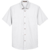 Custom Mens Easy Blend™ Twill Dress Shirt with Stain-Release White