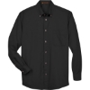 Custom Mens Tall Easy Blend™ Twill Dress Shirt Black