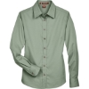 Custom Womens Easy Blend™ Long Sleeve Twill Dress Shirt with Stain-Release Dill