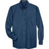 Custom Mens Denim Shirt Dark Denim