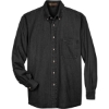 Custom Mens Denim Shirt Washed Black