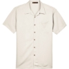 Custom Mens Bahama Cord Camp Shirt Cream