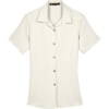 Custom Womens Bahama Cord Camp Shirt Cream