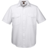 Custom Mens Key West Short Sleeve Performance Staff Shirt White