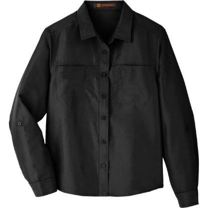 Custom Womens Key West Performance Staff Shirt Black