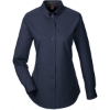 Custom Womens Foundation Cotton Twill Shirt with Teflon Dark Navy