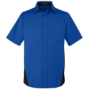 Custom Mens Tall Flash IL Colorblock Shirt True Royal/ Black