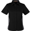Custom Womens Flash IL Colorblock Shirt Black/ Dark Charcoal