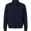 Custom Mens Wolfe Everyday Full-Zip 6-Pocket Scrub Jacket Midnight Navy