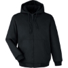 Custom Unisex Tall ClimaBloc® Heavyweight Hooded Full-Zip Jacket Black