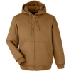 Custom Unisex Tall ClimaBloc® Heavyweight Hooded Full-Zip Jacket Duck Brown
