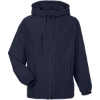 Custom Unisex Flex Twill Hooded Jacket Dark Navy