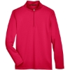 Custom Mens Advantage Snag Protection Plus Quarter-Zip Pullover Red