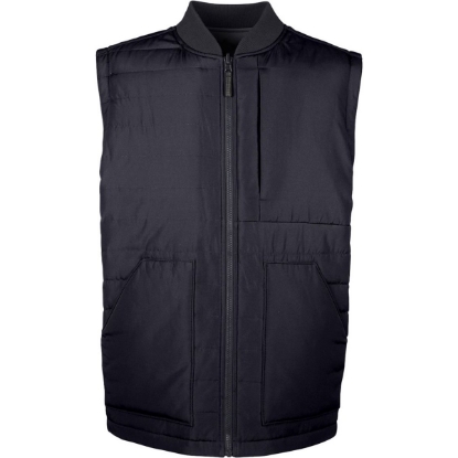 Custom Unisex Dockside Interactive Reversible Freezer Vest Black/ Dark Charcoal