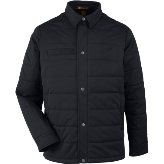 Custom Unisex Guardian Soft Shell Chore Coat Black