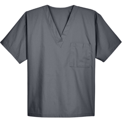 Custom Unisex Restore Scrub Top Dark Charcoal