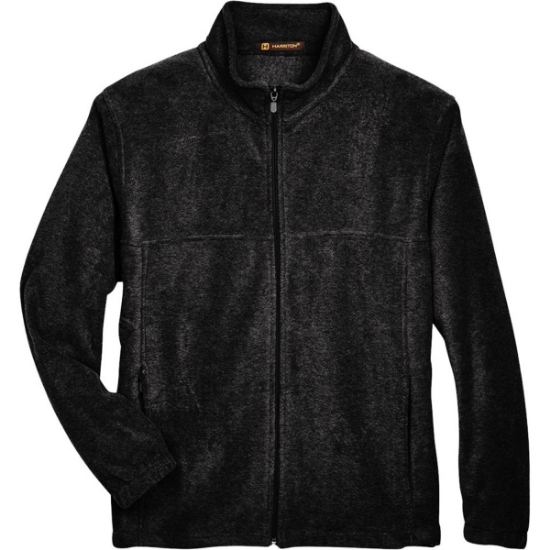 Custom Mens Full-Zip Fleece Black