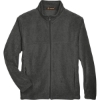 Custom Mens Full-Zip Fleece Charcoal