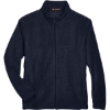 Custom Mens Full-Zip Fleece Navy