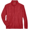 Custom Mens Full-Zip Fleece Red
