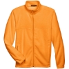 Custom Mens Full-Zip Fleece Safety Orange