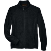 Custom Womens Full-Zip Fleece Black