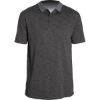 Custom Mens Transit Tech Polo Charcoal Heathered