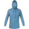 Custom Mens Low Pro Tech Hooded Long Sleeve T-Shirt Bahama Heathered
