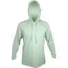 Custom Mens Low Pro Tech Hooded Long Sleeve T-Shirt Olive Heathered