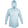 Custom Mens Low Pro Tech Hooded Long Sleeve T-Shirt Sky Heathered