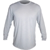 Custom Mens Low Pro Tech Long Sleeve T-Shirt Alloy Heathered