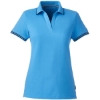 Custom Womens Deck Polo Azure Blue