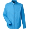 Custom Mens Staysail Shirt Azure Blue