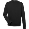 Custom Unisex Anchor Fleece Crewneck Sweatshirt Black
